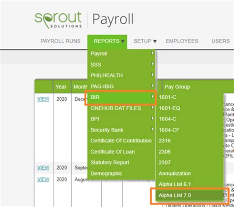 alphalist version 7.3|Update: Alphalist 7.0 in Sprout Payroll – Sprout Solutions.
